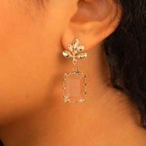 Leaf Drop Earrings (GOLD; 8 pairs)